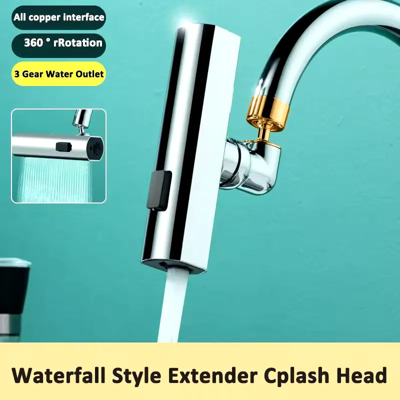 Kitchen Faucet Waterfall Stream Sprayer Head Sprayer Filter Diffuser Water Saving Nozzle Faucet Connector Mixers Tap Accessorie
