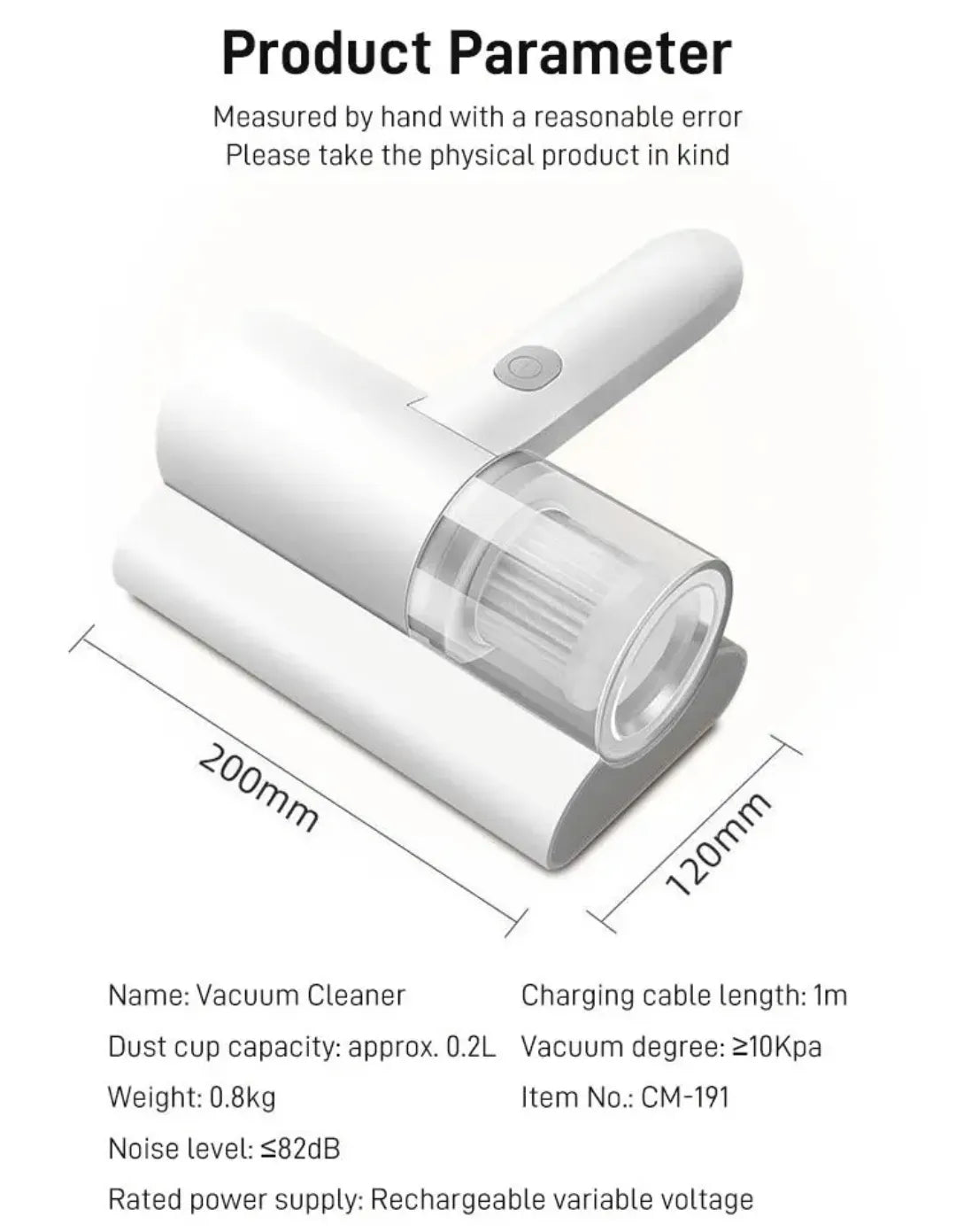 Vacuum Cleaner and Vacuum Sterilizer