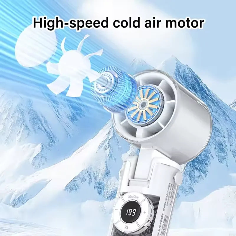 Portable Ice Cool Hand Fan