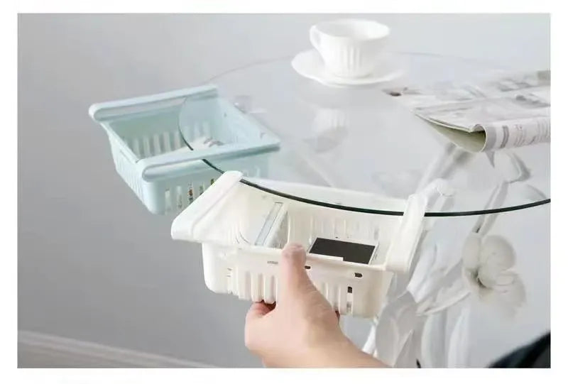 Refrigerator storage basket rack!