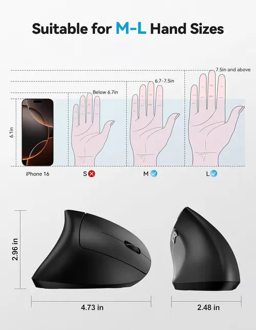 Ergonomic Vertical Mouse