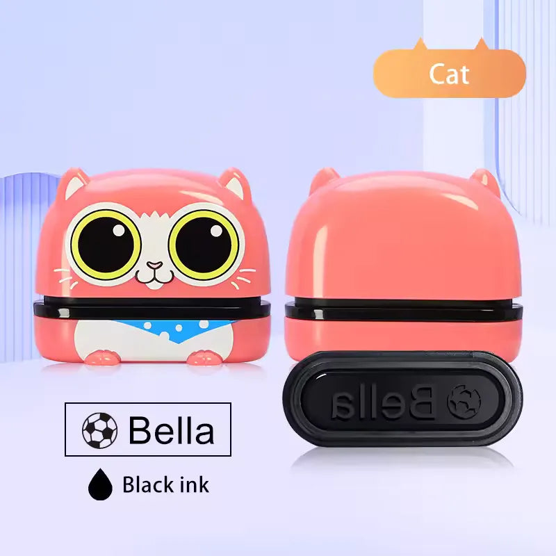Customized Name Stamp Paints Personal Student Baby Engraved Waterproof Non-fading Kindergarten Name Seal