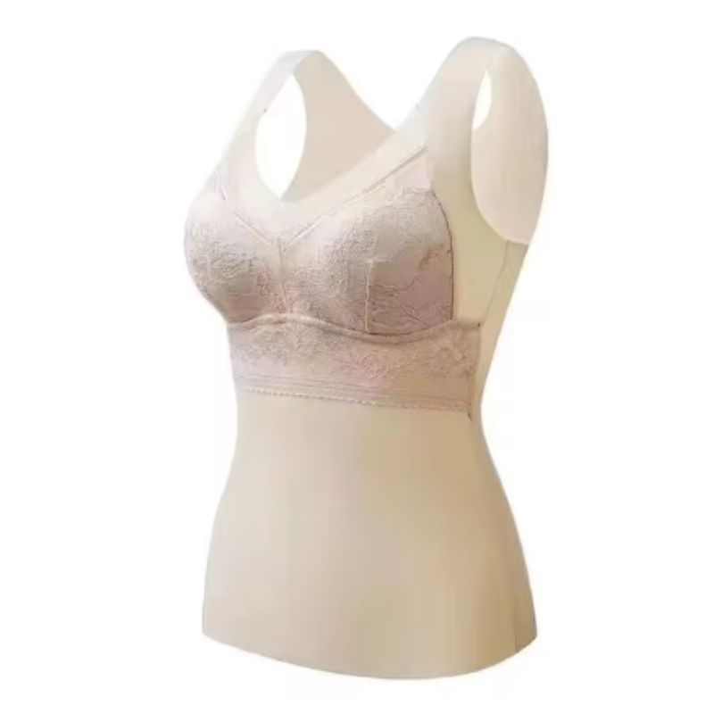 Thermal shirt with built-in bra