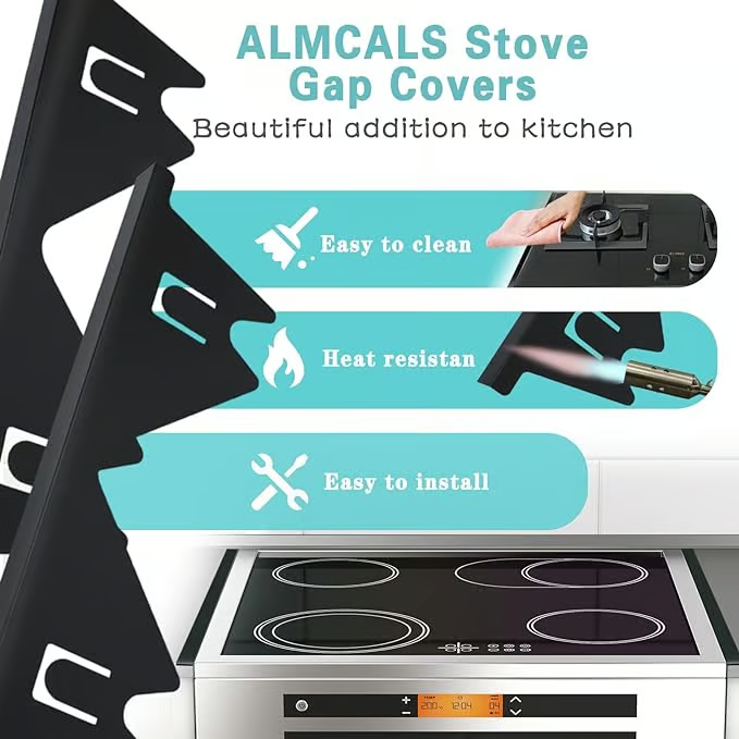 🎁Retractable Stainless Steel Stove Gap Covers (2pcs)
