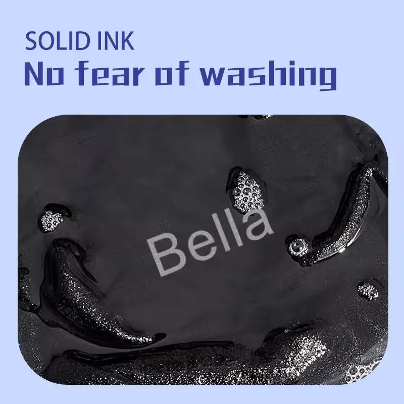 Customized Name Stamp Paints Personal Student Baby Engraved Waterproof Non-fading Kindergarten Name Seal
