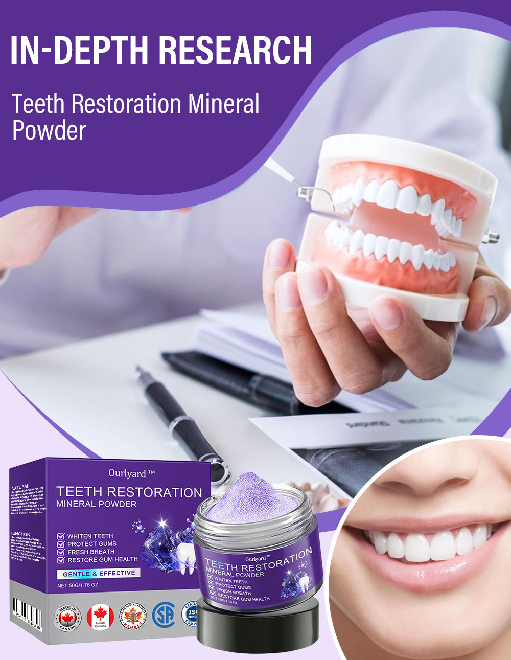 Ourlyard™ Tooth Health Mineral Powder🧑🏽⚕️