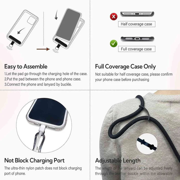Original Rope Crossbody Phone Lanyard