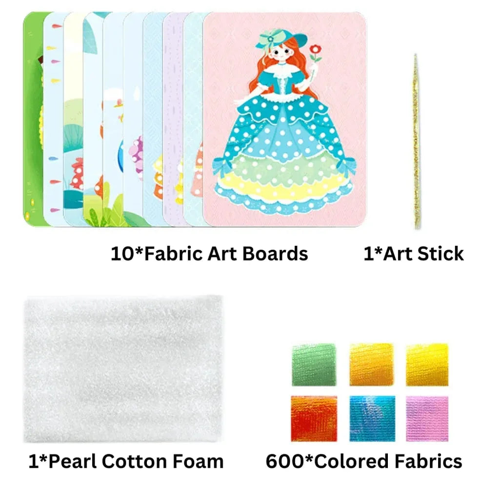 Montessori creative set for stick painting