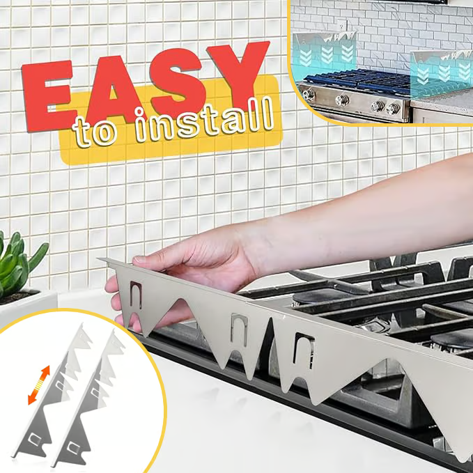 🎁Retractable Stainless Steel Stove Gap Covers (2pcs)