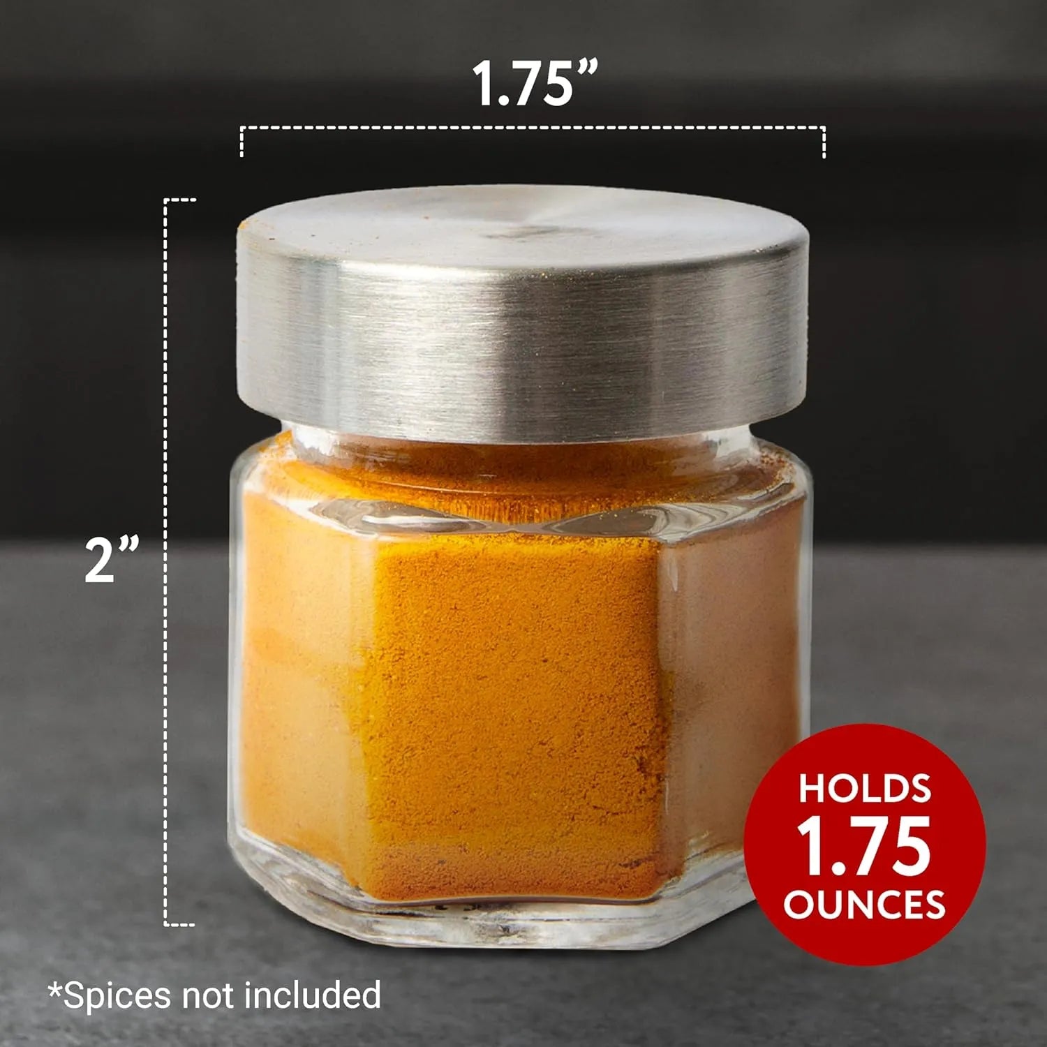 Magnetic Spice Jars for Refrigerator