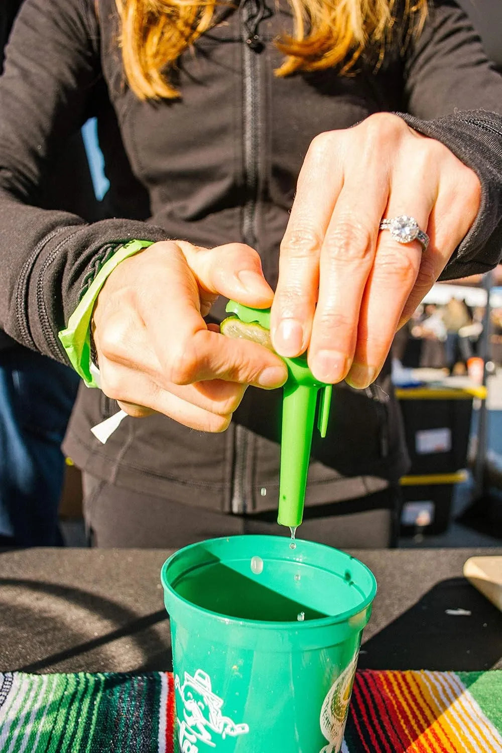 Clip-On Citrus Squeezer