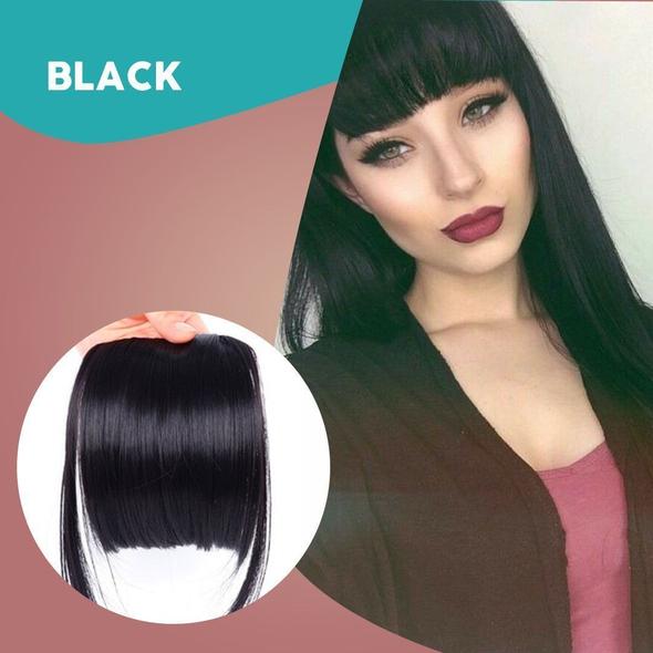 Seamless 3D Clip-in Hair Extension with Bangs