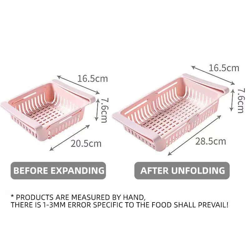 Refrigerator storage basket rack!