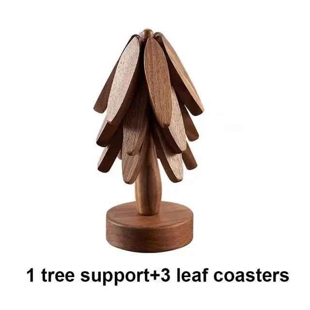 Trivetree™ - handmade wooden coaster