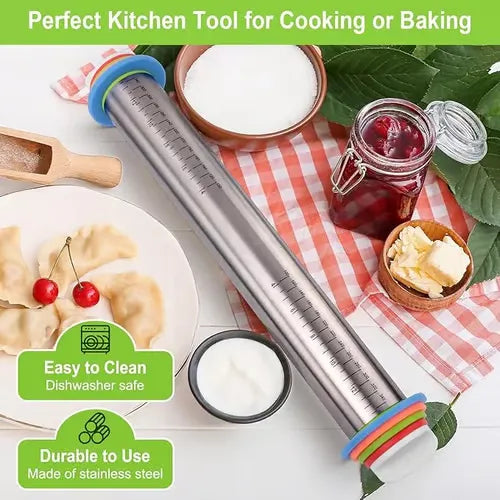 Adjustable Thickness Rolling Pin
