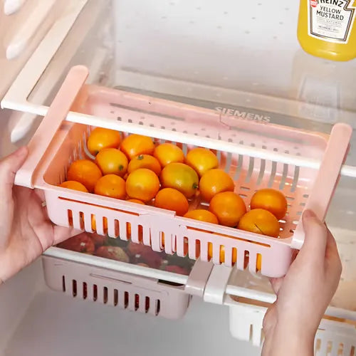 Refrigerator storage basket rack!