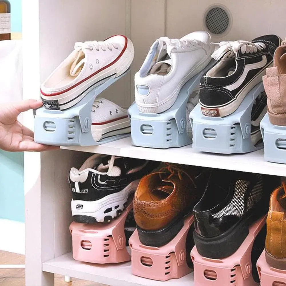 Double Layer Free Standing Shoe Rack