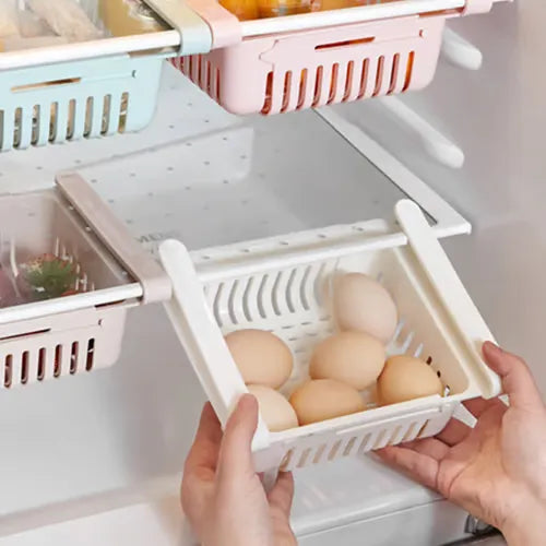 Refrigerator storage basket rack!