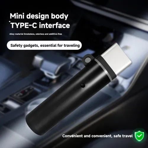 Type-C Phone Plug-In Lighter – Instant Windproof Flame in Your Pocket