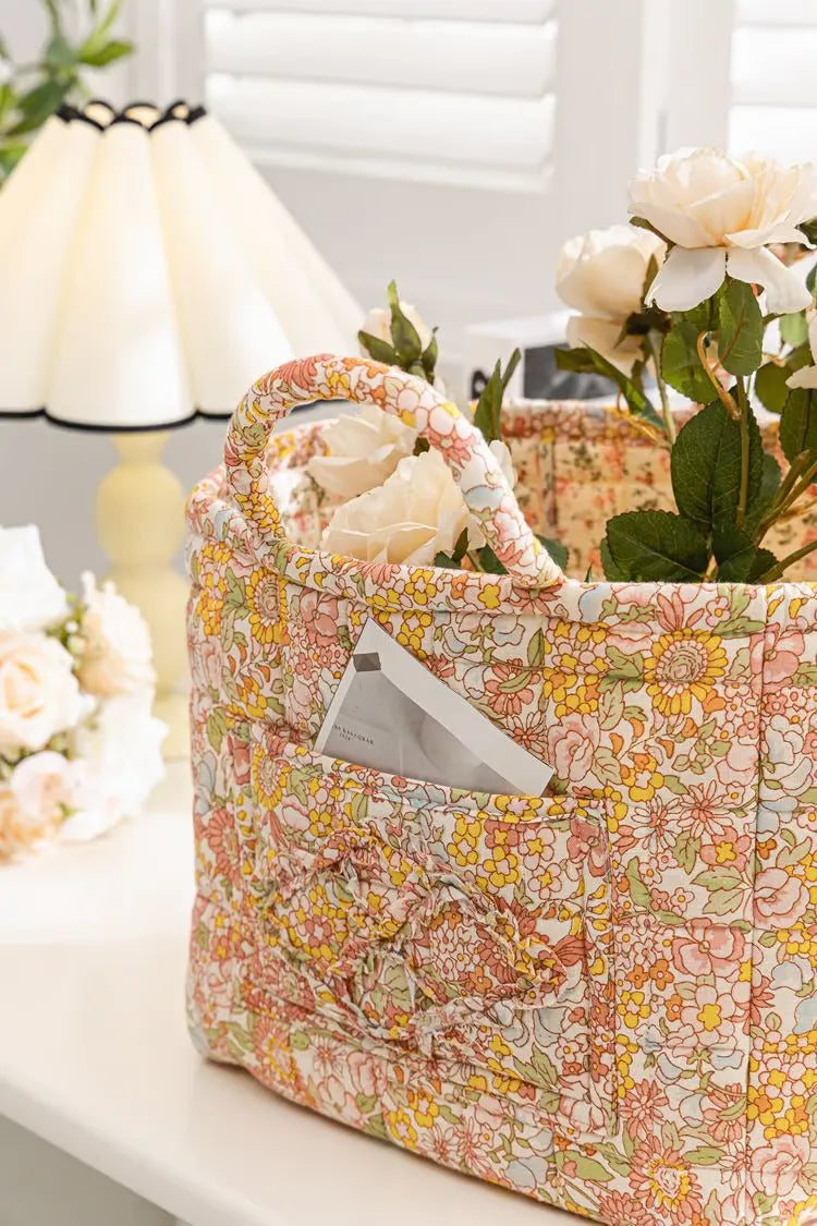 Boho Fabric Storage Basket