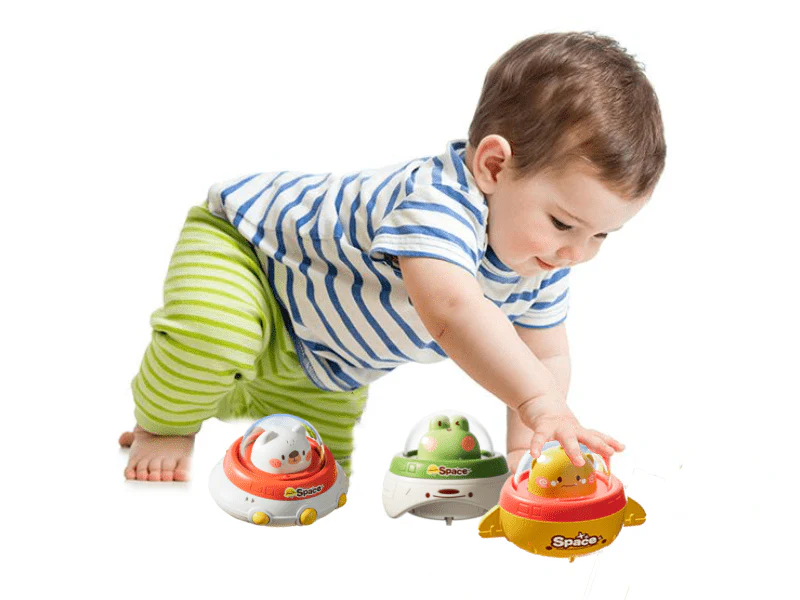 UFO Press and Go Toy Set of 4