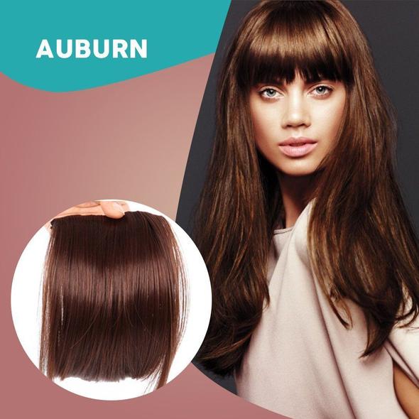 Seamless 3D Clip-in Hair Extension with Bangs