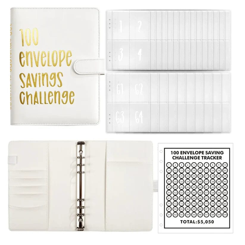 Savings booklet of 100 envelopes