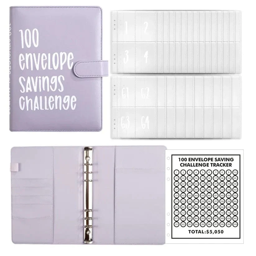 Savings booklet of 100 envelopes