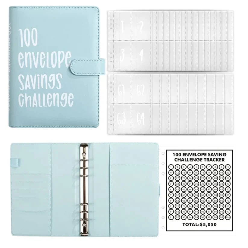 Savings booklet of 100 envelopes
