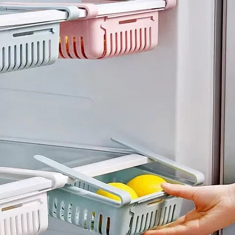 Refrigerator storage basket rack!