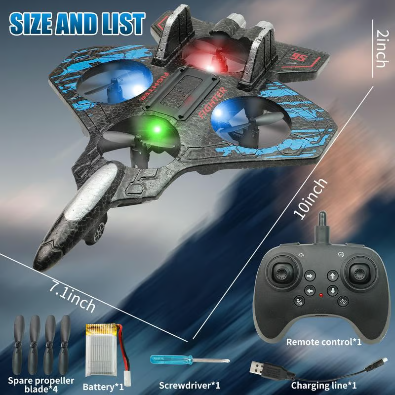 🔥RC Remote Control Airplane 2.4G Fighter