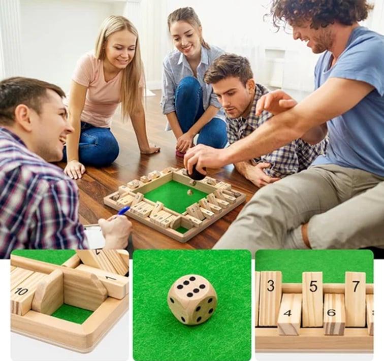 🔥Hot Sales - 50% Off🎲FUN FAMILY GAMES - Shut The Box Board Game🎲