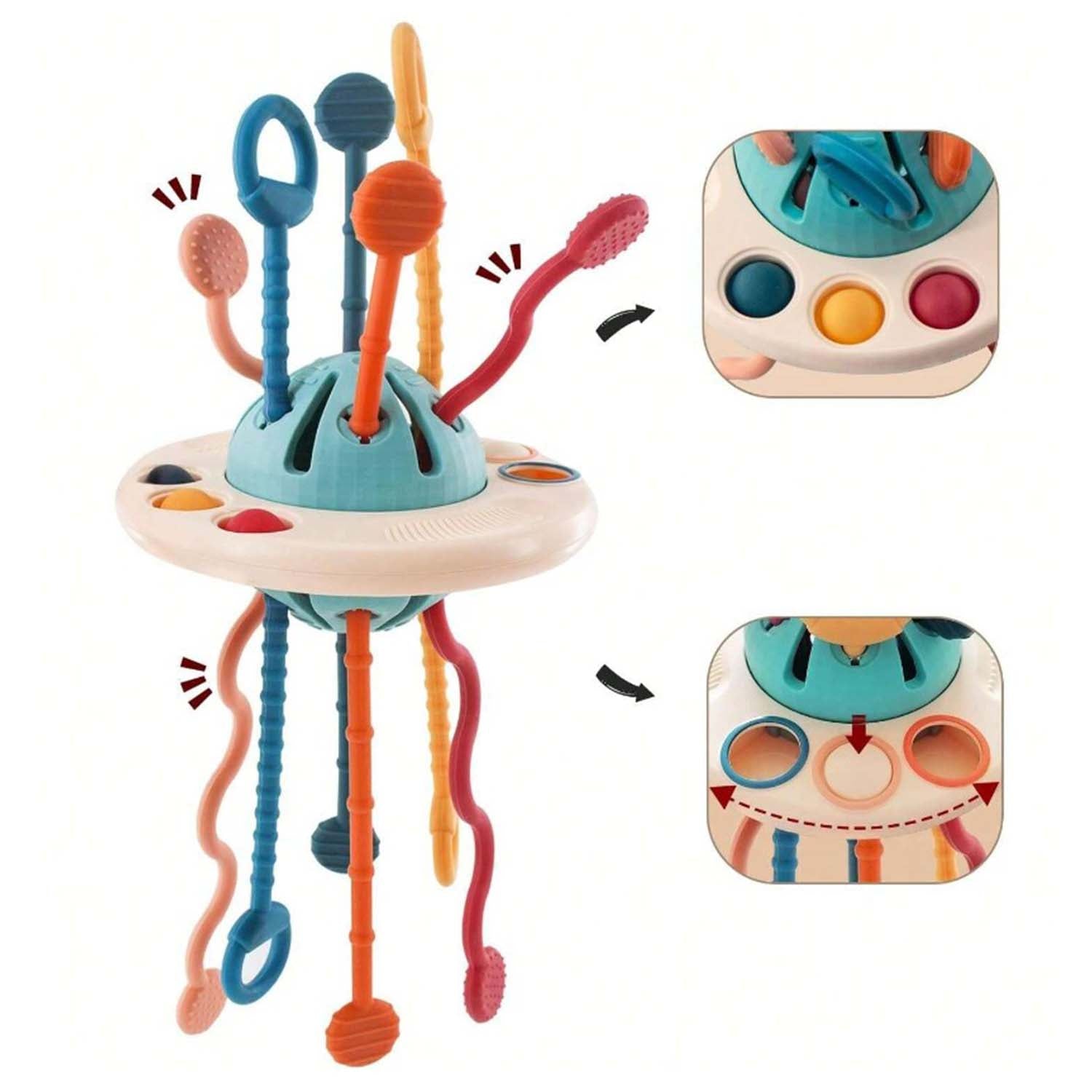 Montessori Silicone Pulling Toy