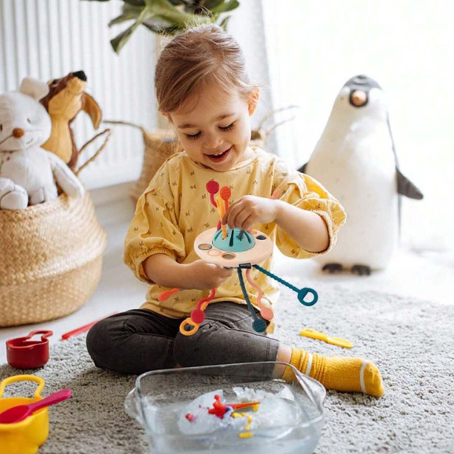 Montessori Silicone Pulling Toy