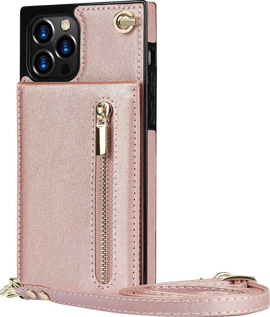 Crossbody Wallet Case for iPhone with Card Holder