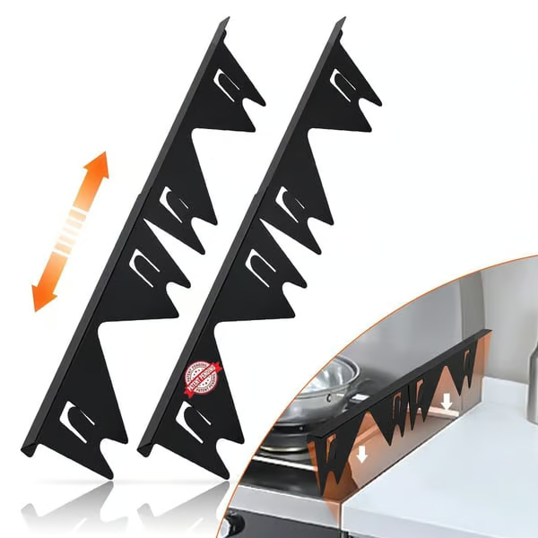 🎁Retractable Stainless Steel Stove Gap Covers (2pcs)