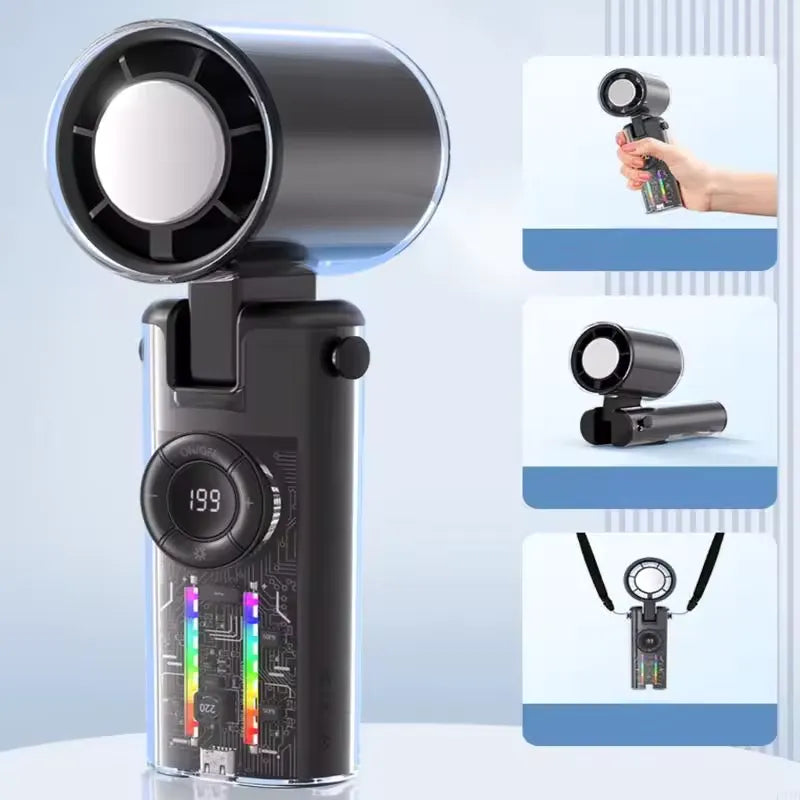 Portable Ice Cool Hand Fan