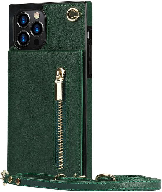 Crossbody Wallet Case for iPhone with Card Holder