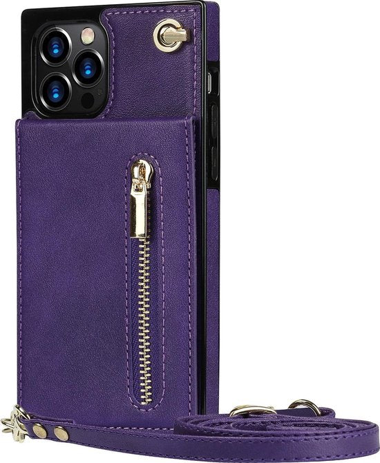 Crossbody Wallet Case for iPhone with Card Holder