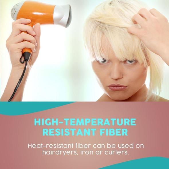 Seamless 3D Clip-in Hair Extension with Bangs