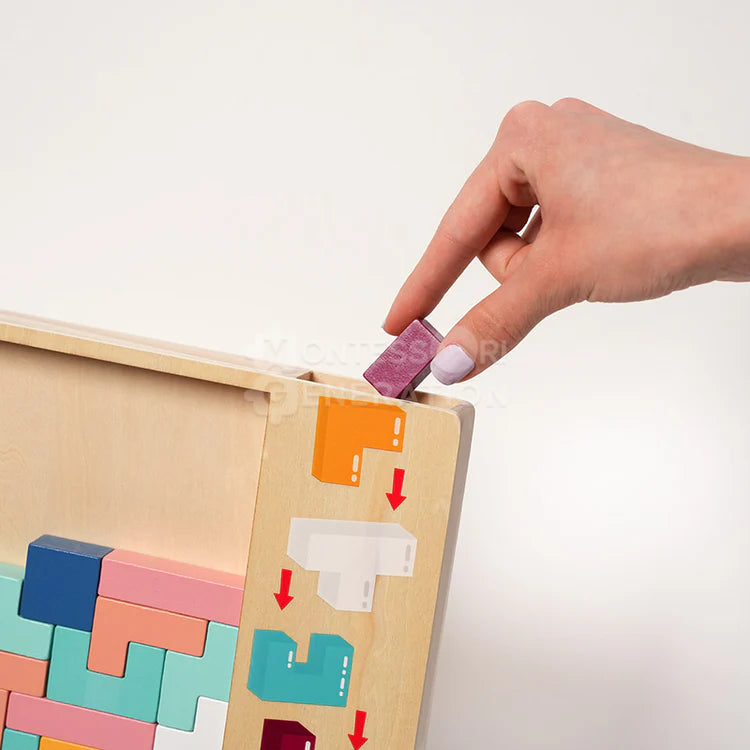 Montessori Wooden Tetris