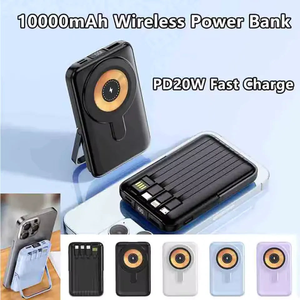 10000mAh Wireless Power Bank Magnetic 15W Wireless Charger