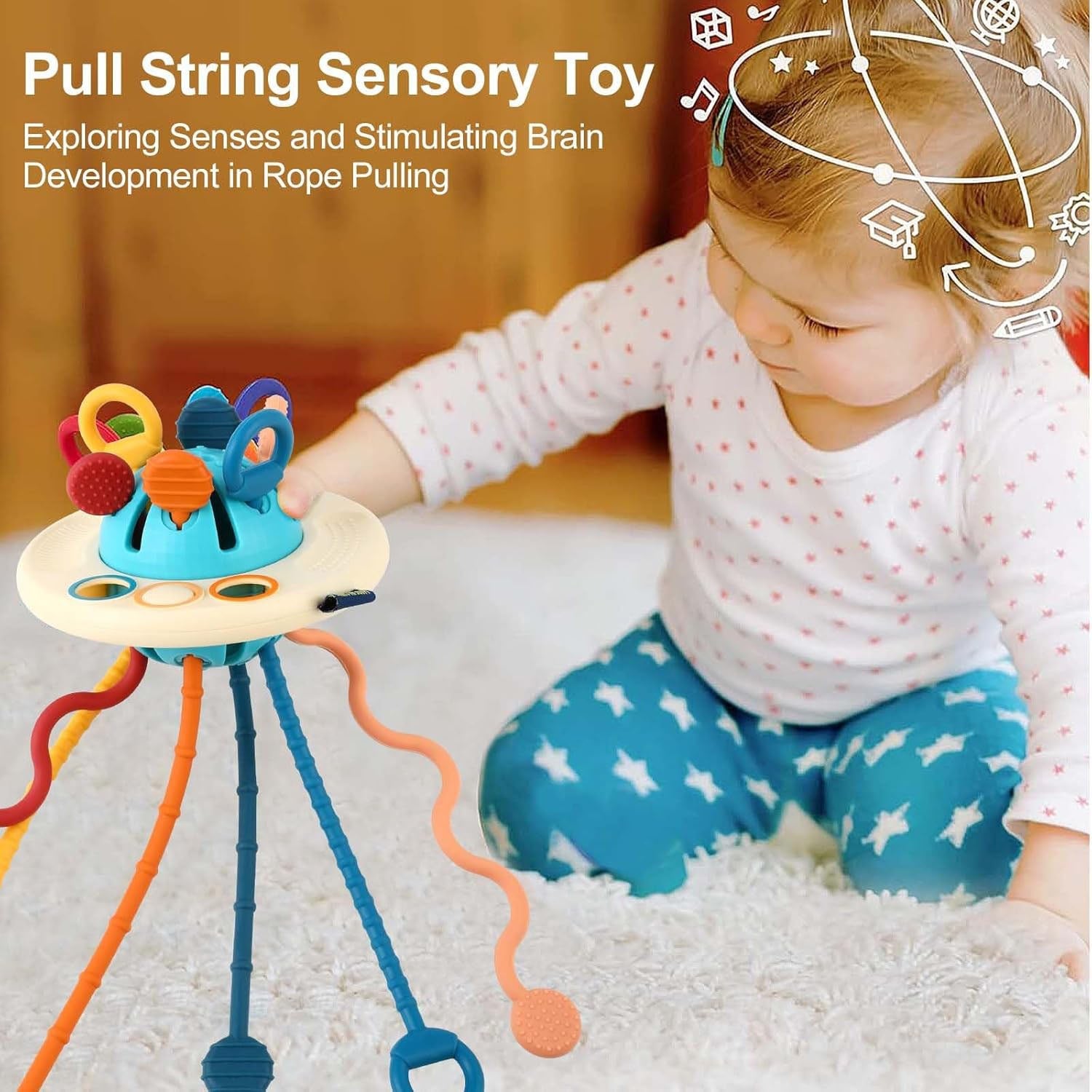 Montessori Silicone Pulling Toy