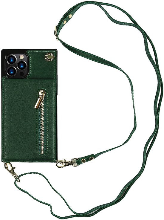 Crossbody Wallet Case for iPhone with Card Holder