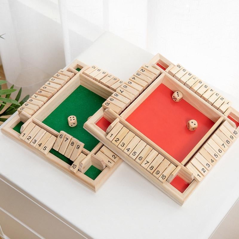 🔥Hot Sales - 50% Off🎲FUN FAMILY GAMES - Shut The Box Board Game🎲