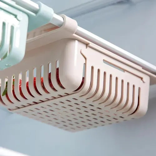 Refrigerator storage basket rack!