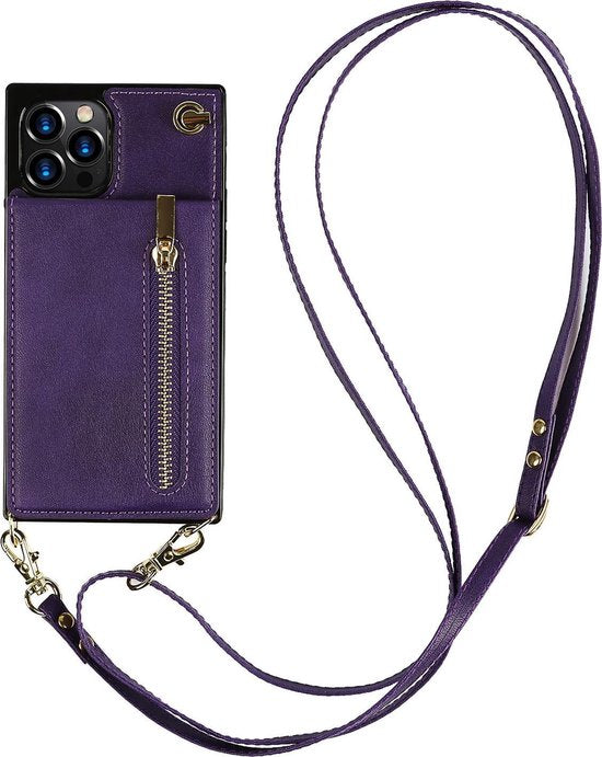 Crossbody Wallet Case for iPhone with Card Holder