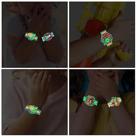 Luminous Watch Tattoos for Kids - Glow-in-the-Dark Fun!