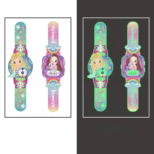 Luminous Watch Tattoos for Kids - Glow-in-the-Dark Fun!