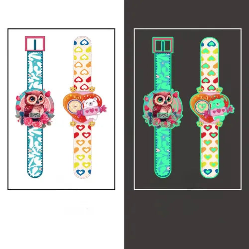 Luminous Watch Tattoos for Kids - Glow-in-the-Dark Fun!